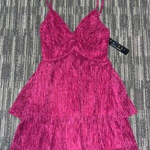 [SOLD] Trixxi Metallic Mini Dress